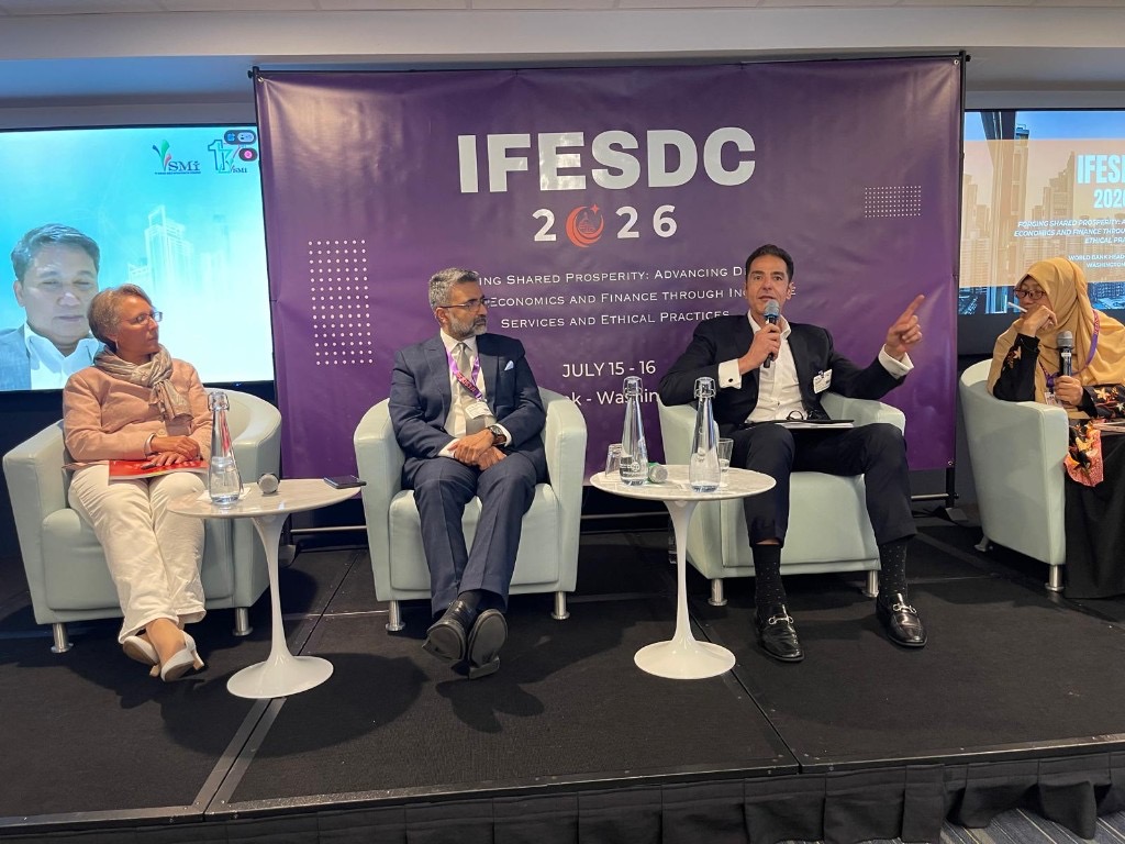 Guidance Residential President and CEO Kal Elsayed speaking on a panel at IFESDC 2026 at the World Bank